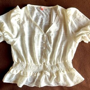 Mele E Pere White Blouse - M